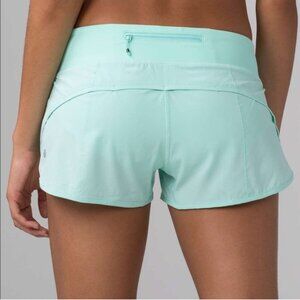 Lululemon Speed Up Shorts 4” Toothpaste - size 6